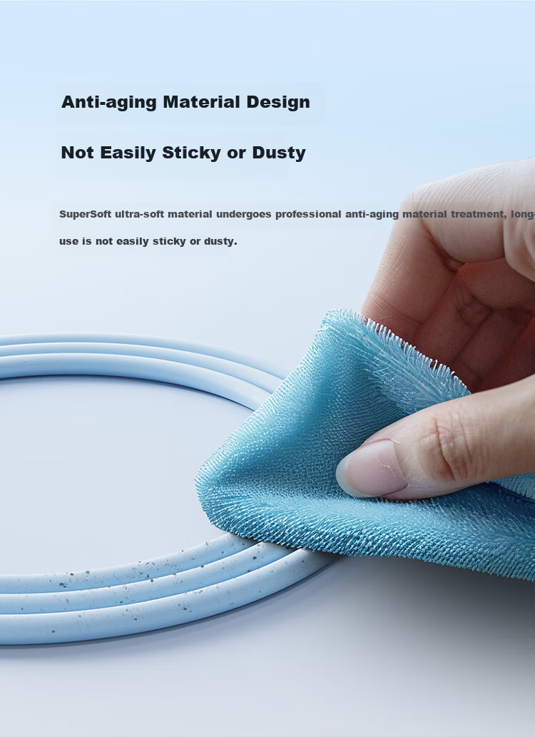 AKIITU, Hikvision And Yingshi Brand, Ultra-Soft Silicone Skin-Friendly, MFI Certified Apple PD Data Cable Lighting Charging Cable C-L 27W 1.5m White 3