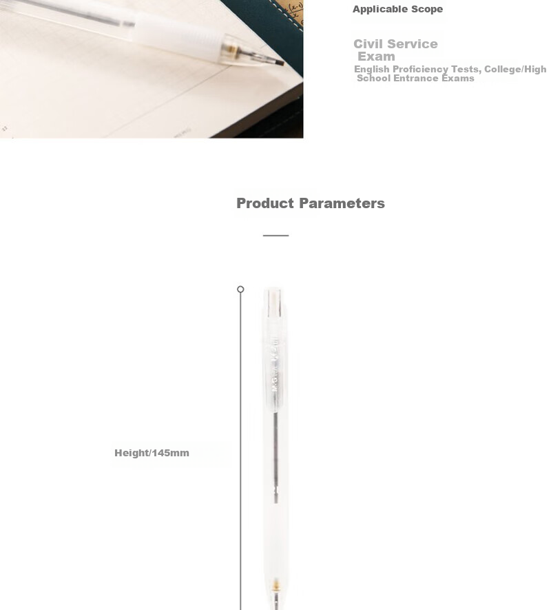 M&G 2B Exam Automatic Marking Pencil Set for Students' Exams And College Entrance Exams (1 Pencil with 6 Compatible 2B Lead Refills) HAMP0064 4