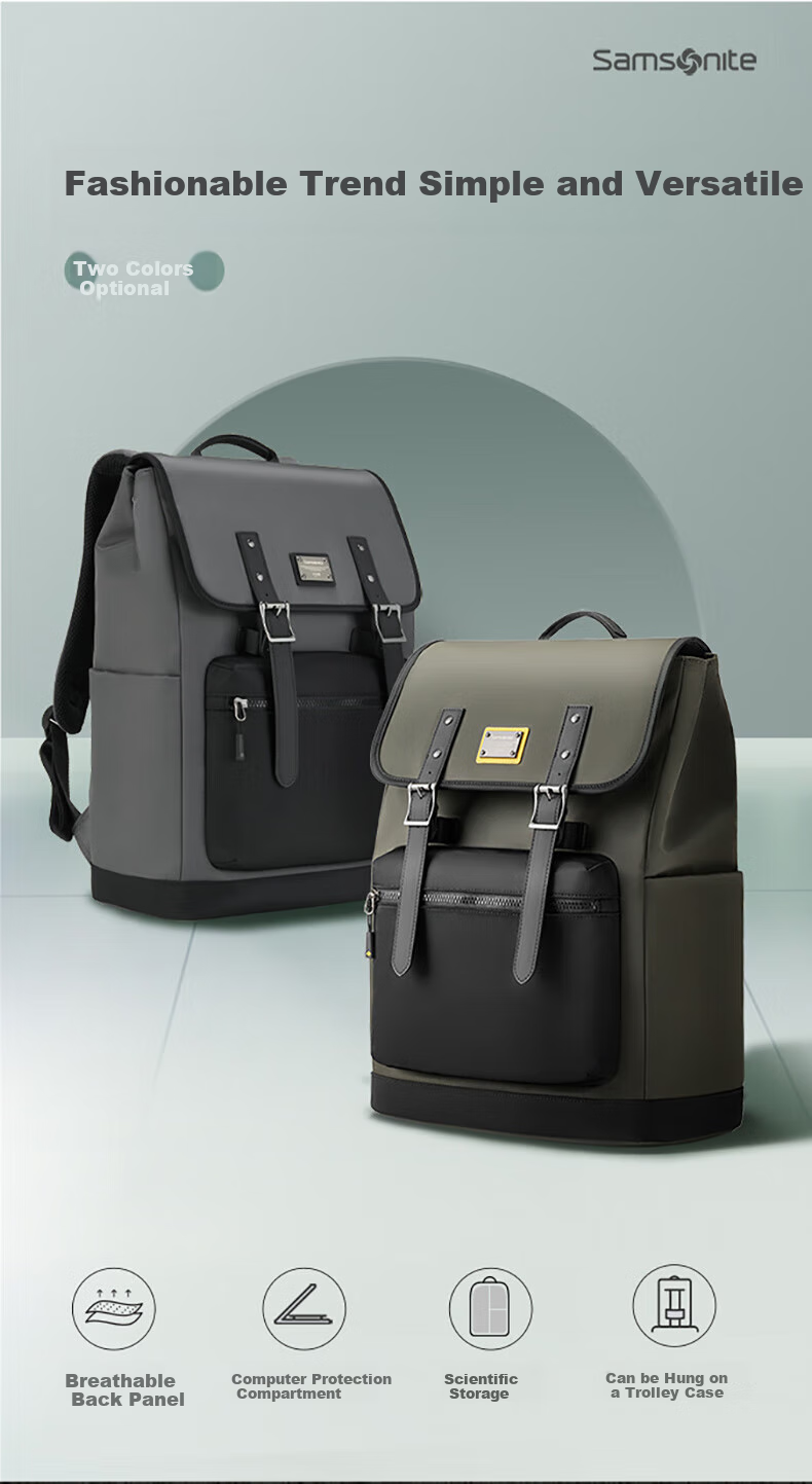 Xinxiuli Men's Backpack, 16-Inch Laptop Bag, Fashionable Travel Backpack, High-End Business Commuter Backpack for College Students 1