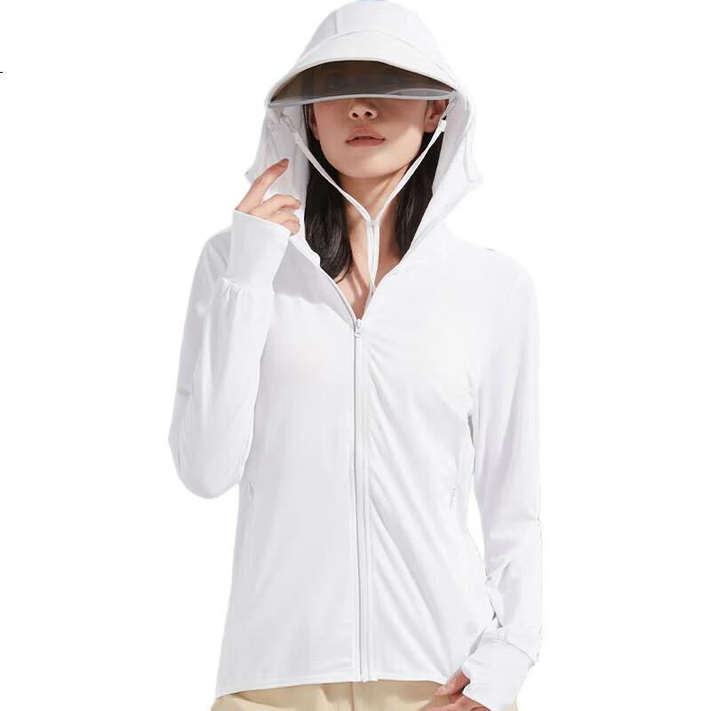 FitonTon Women's Sun Protection Clothing, Summer Outdoor Beach Lightweight Jacket, Breathable Cycling UV Protection Coat, Lightweight Sun Protection Shirt