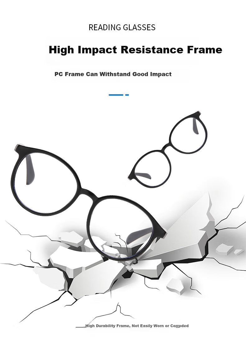 DRATRA Anti-Blue Light Reading Glasses for Men And Women, High Definition Presbyopic Glasses for Middle-Aged And Elderly, Anti-Aging Glasses for Phone Use 3