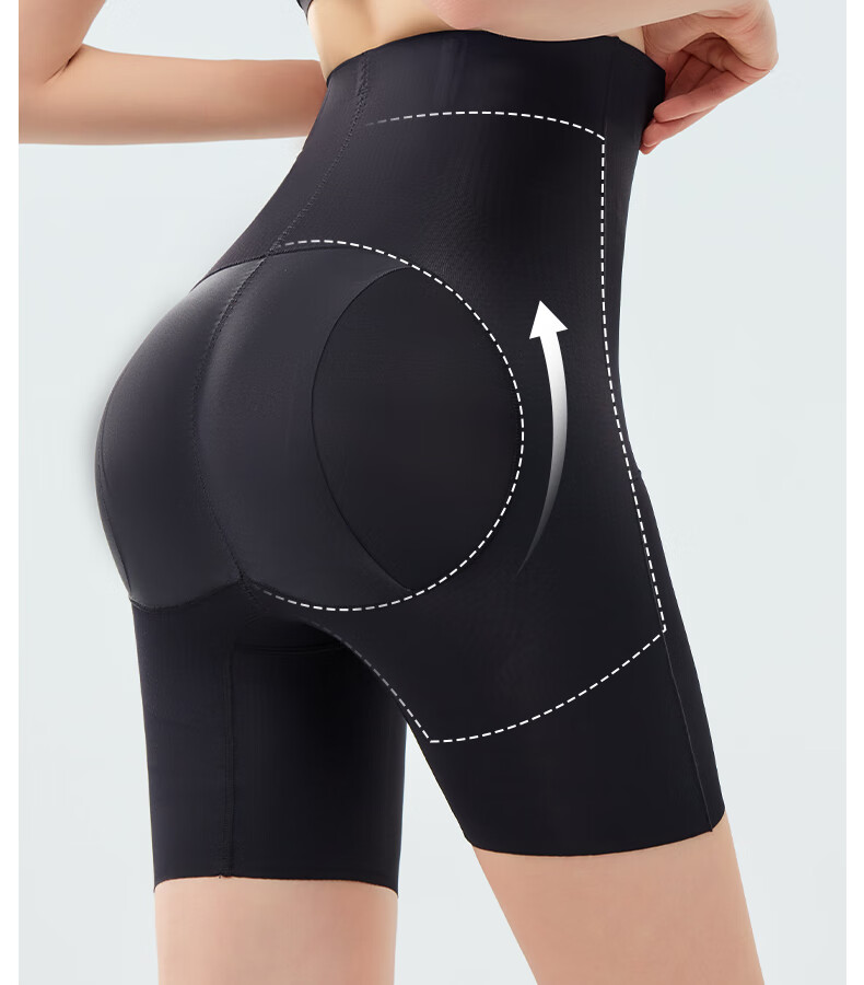 GRACEWELL High Waist Tummy Control Women's Shapewear Pants, Floating Lift, Strong Abdomen Compression, Seamless Hip Lift, Waist Shaping, Postpartum Body Shaping, Nude Color, Size L 20