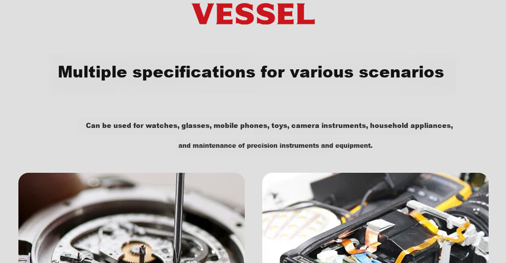 VESSEL Weiw TD-51 Precision Screwdriver, Phillips Head Screwdriver, Mobile Phone Camera Watch Repair Tool PH0000 2