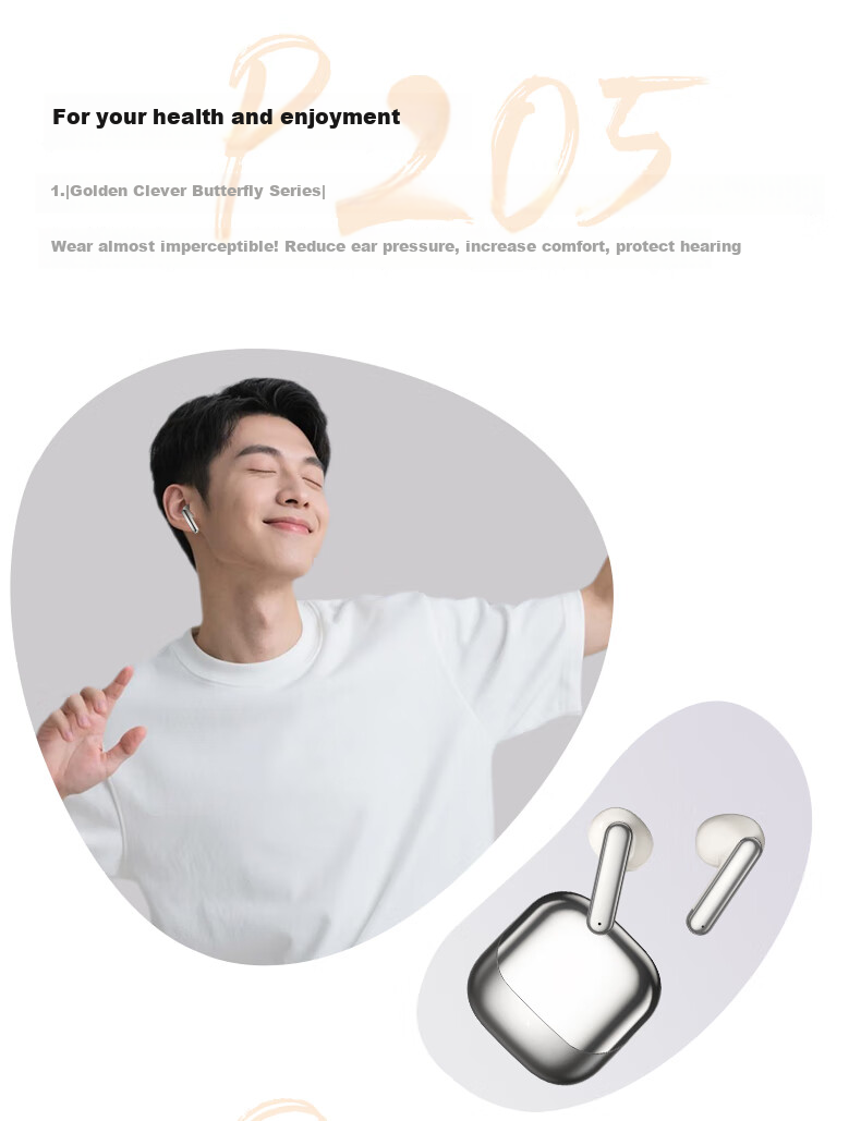 Viken [Hall of Fame Sound | Latest 2026 Model] Bluetooth Earphones, Semi-In Active Noise Cancellation, Wireless High-Quality Music, Ultra-Long Battery Life, Best-Seller Ranking, Compatible with Apple 9