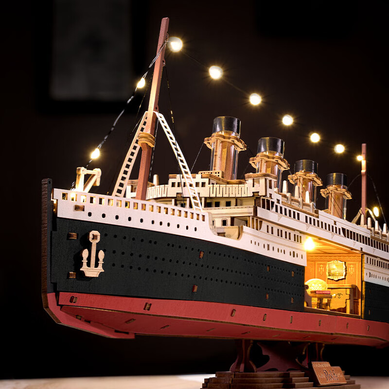 Конструктор Rolife Creation Set TGL02 Титаник, DIY ручная сборка, подарок на День Святого Валентина и Новый год