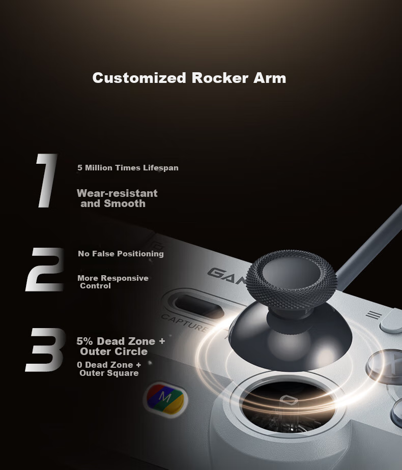 GAMESIR Linghu Symmetrical Architecture Switch2 Game Controller PC Computer Steam Wired Controller for NS Mobile TV Black Myth: Wukong Shooting Racing Fighting Two-Player Formatio 9