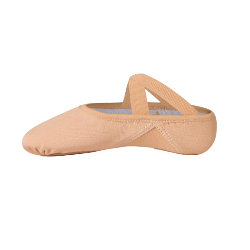 Xiao Moli Dance Elastic Fabric Soft Sole Practice Shoes Adult Children Girls Ballet Patchwork Socks Pink Size 40