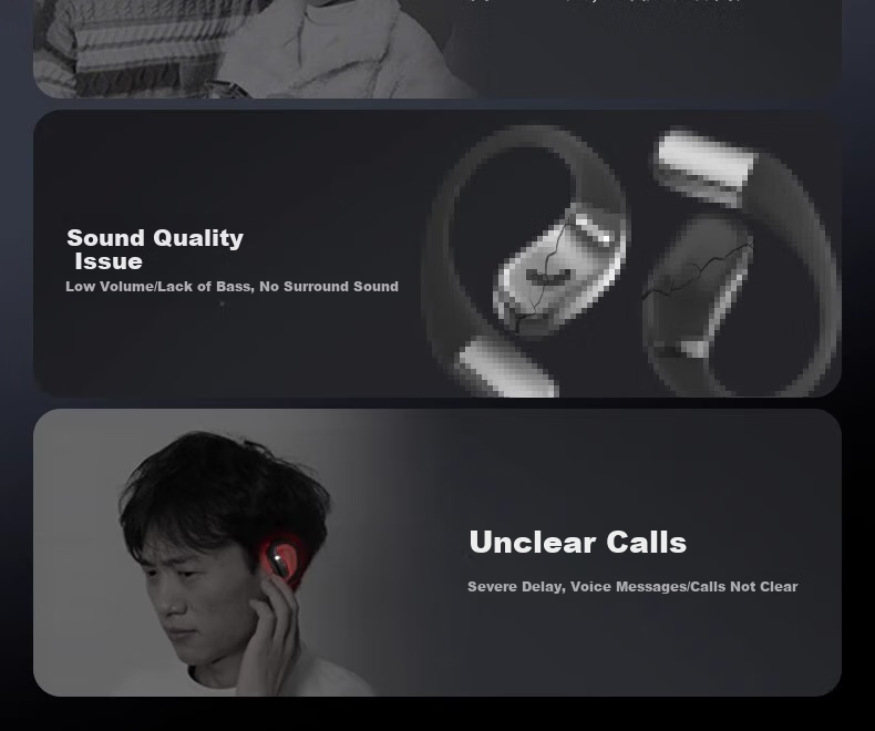 Jinyun (KINYO) [Comfort Selection | Three AI Models] Bluetooth Earphones, Over-Ear Bone Conduction Concept, Open-Style True Wireless, Call Noise Reduction, Suitable for Sports Running, Compatible with Xiaomi And Apple 6