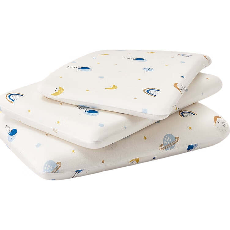 Детская подушка Luolaikids из пены с памятью, класс А, защита позвоночника, 100% хлопок, для детей 6-12 лет, 30x50 см, высота 7 см