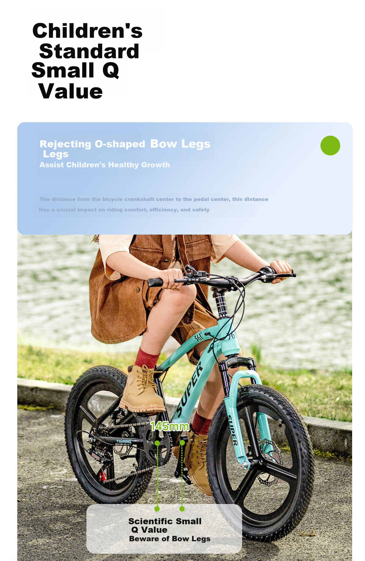 361° Children's Bicycle for Ages 6-10, Student Bike, Bicycle for Older Kids And Children, Mountain Bike 7