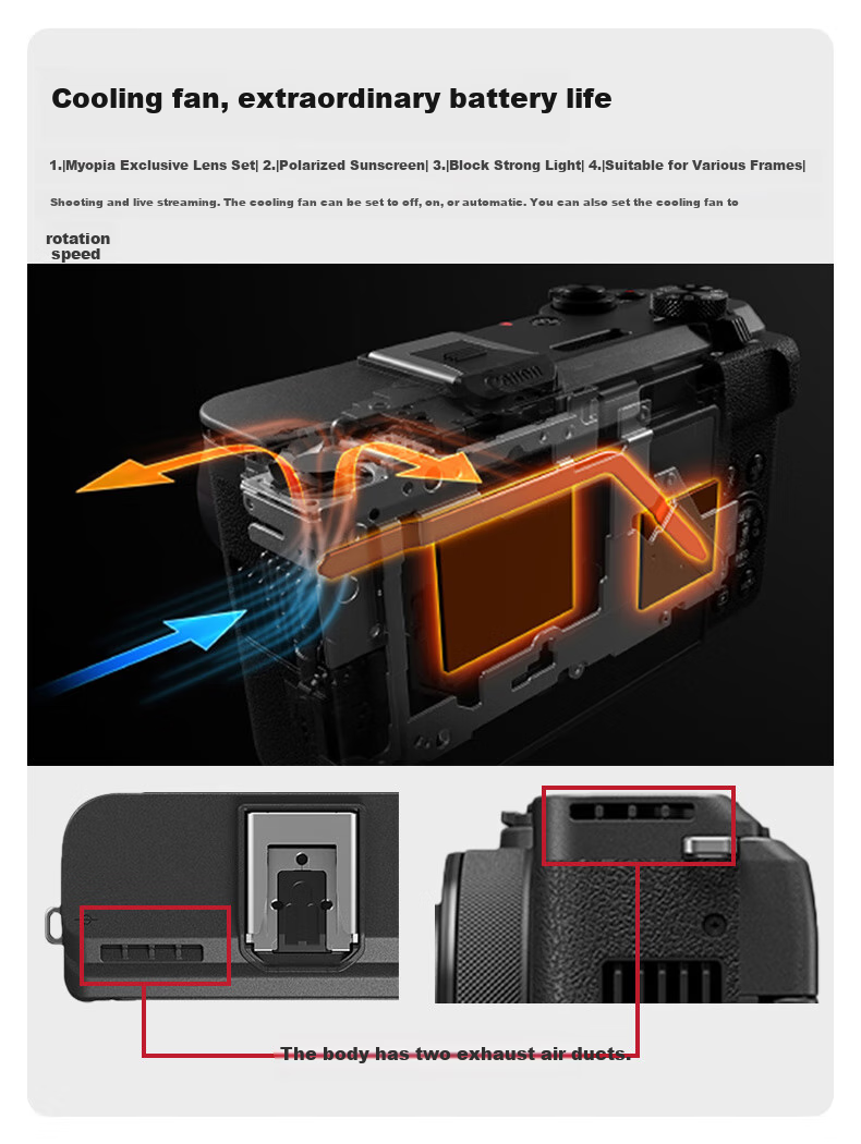 Canon [Official Flagship] PowerShot V1, 4K Video Shooting, Compact And Portable Camera, Travel Selfie Street Photography, High-Definition Digital Camera, V1 6