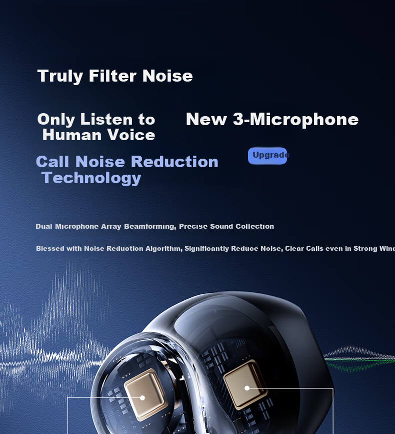 Linklike [Jingkong Dazhichang | Thousand-Yuan Level Sound Tuning] Bluetooth Earphones, Semi-In Wireless Headphones, Bluetooth 2026 Latest Model with Ultra-Long Battery Life, Compatible with Apple, Huawei, And Android 21