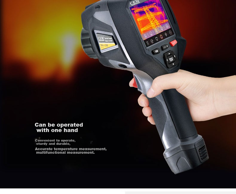 CEM DT-9897 Infrared Thermal Imager, High-Precision Infrared Imaging for Power Fault Detection And Underfloor Heating Leak Detection, Intelligent Thermal Camera 15