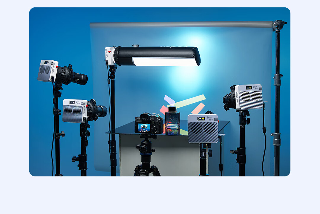 Godox ML100R Photography Light, Dual Color Temperature Adjustable, Portable Night Shooting Light, Portrait Fill Light, Outdoor Studio Film Video Camera Light, ML100R [Official Standard Configuration] 1