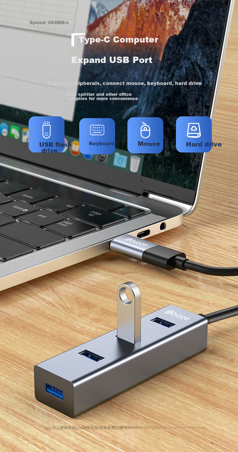 BIAZE Compatible with Apple 17/16/15 Adapter, Type-C Converter, USB3.2 Data Transfer Adapter Cable, OTG Android Phone Huawei External USB Drive, Keyboard And Mouse Car Charger 8