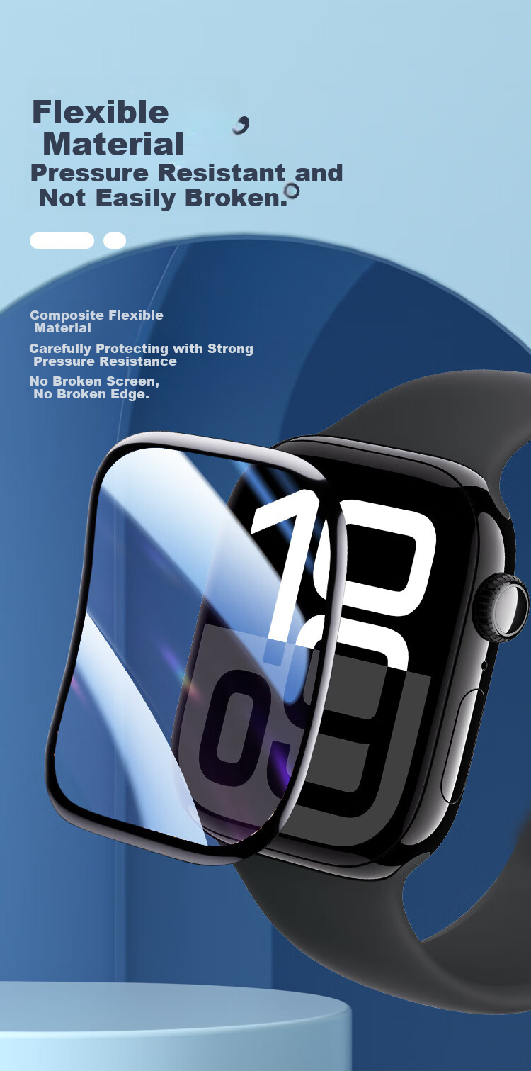 Freeson Screen Protector for Apple Watch Series 11/10, High Definition Film for S11/S10 Smartwatch, Ultra-Thin Full Screen Anti-Scratch Protective Film [2-Pack] 46mm 1