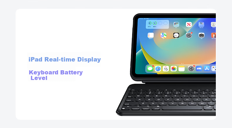 Houhou IPad Mini 7 Keyboard Case, Mini 6 Keyboard Protective Cover, Two-In Magnetic Detachable Rotatable Multifunctional Protective Case, Specially Designed for 8.3-Inch, White 17