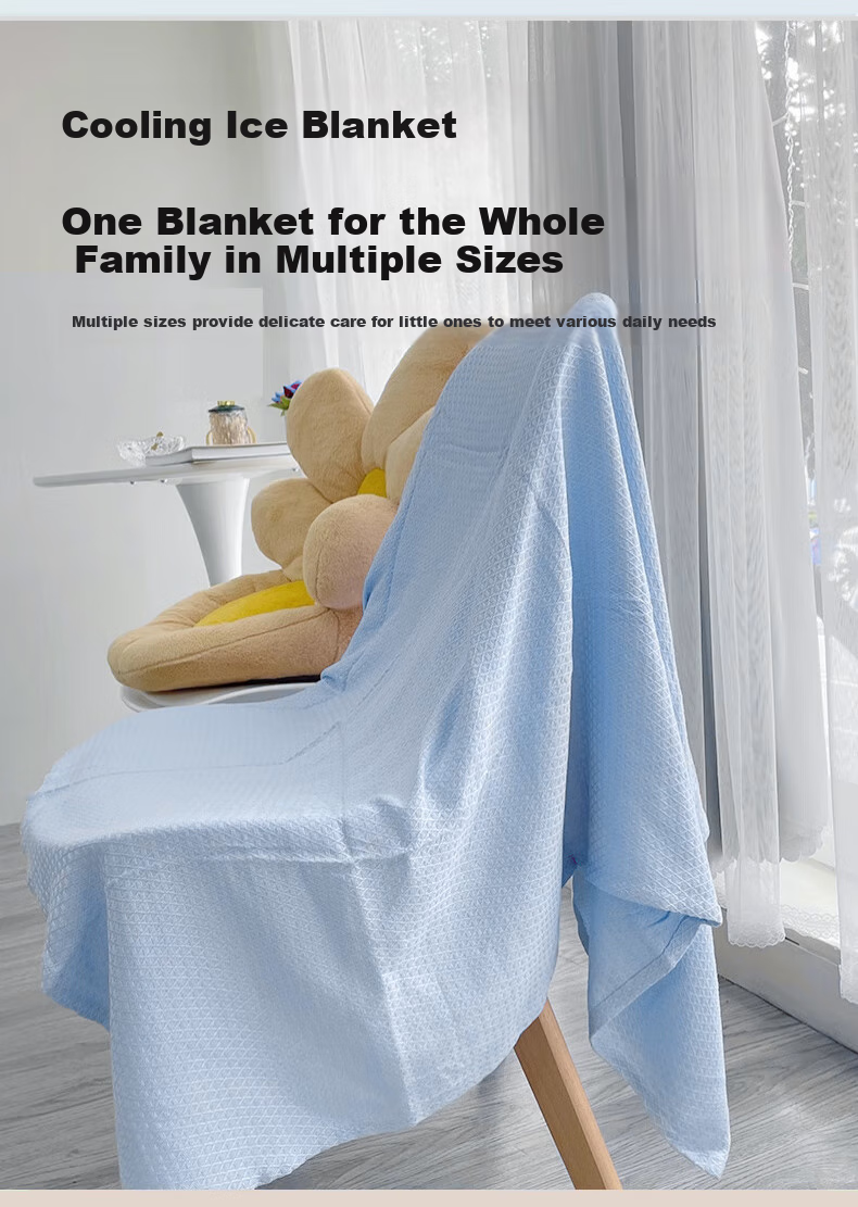 MUJI Baby Blanket Children's Air Conditioning Summer Quilt Newborn Bamboo Fiber Cover Ice Silk Blanket Gray 90*103cm 14