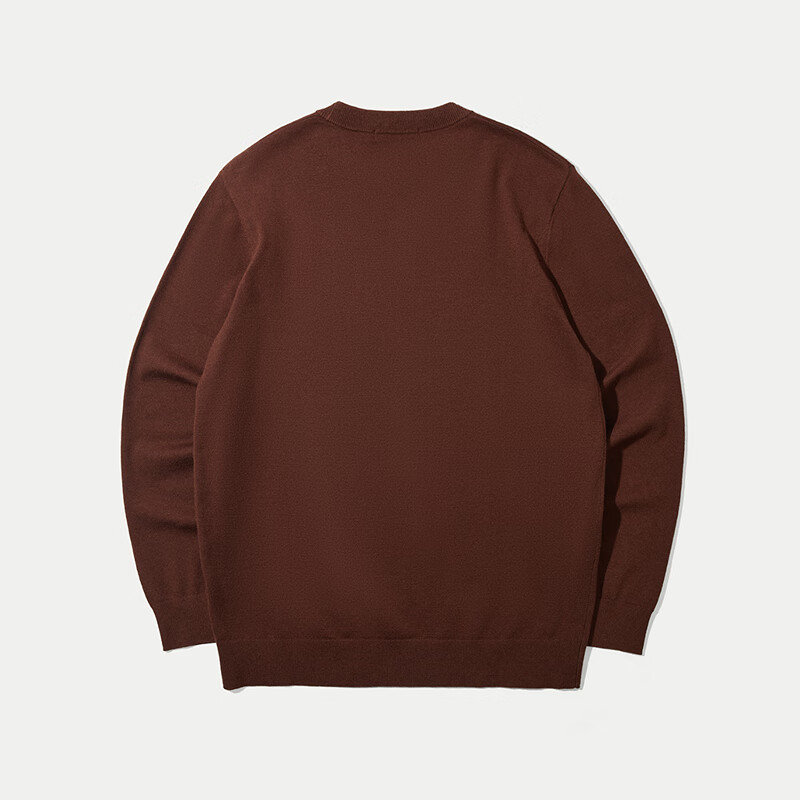 HLAHLA Men's Long Sleeve Knitted Sweater Autumn 25 Chinese Dragon Machine Washable Sweater HNZAW3J016A
