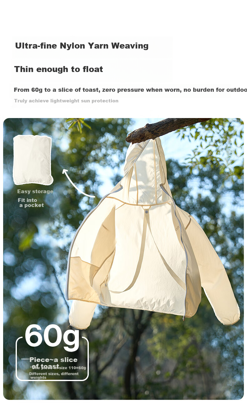 Like Uu Children's Sun Protection Clothing, Sweet Pear Mint Boys And Girls Sun Protection Clothing, Parent-Child Style, Cool Skin Coat, UPF50+ 6