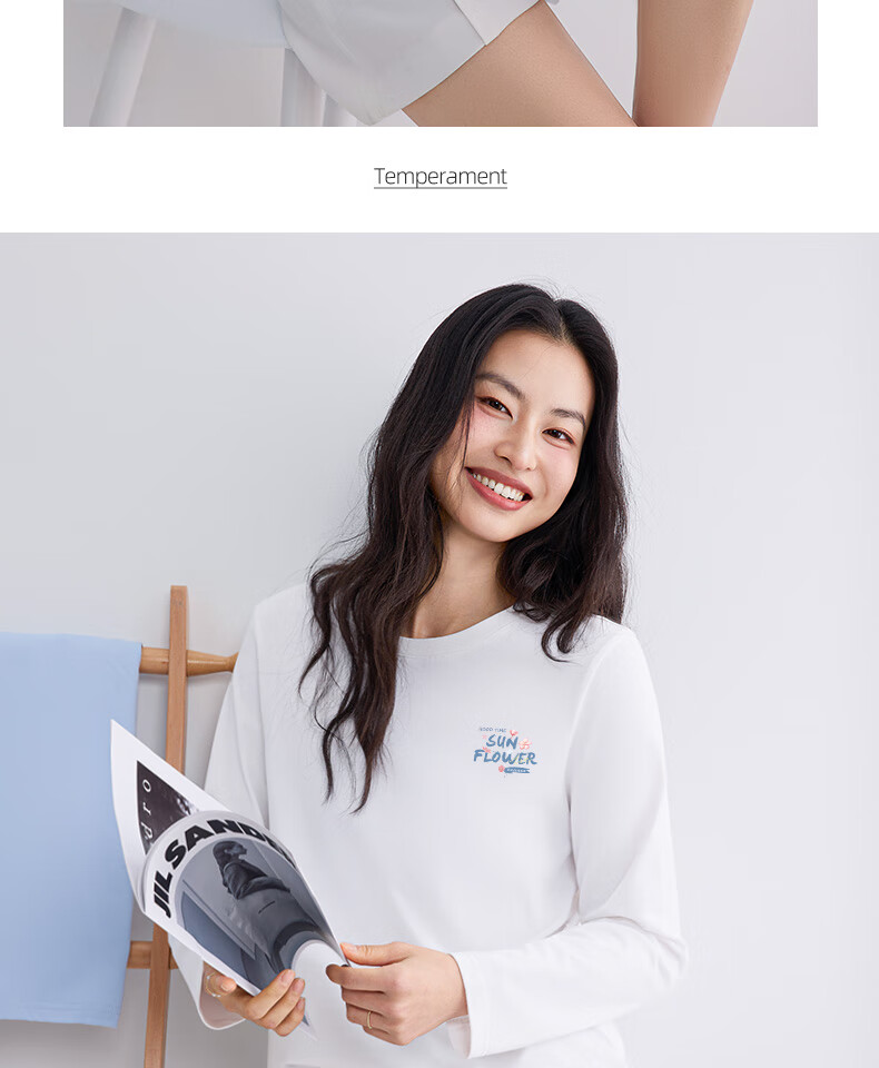 Urban Beauty Women's Long Sleeve T-Shirt 2026 New Spring Autumn Cotton Casual Loose Fit Top 6