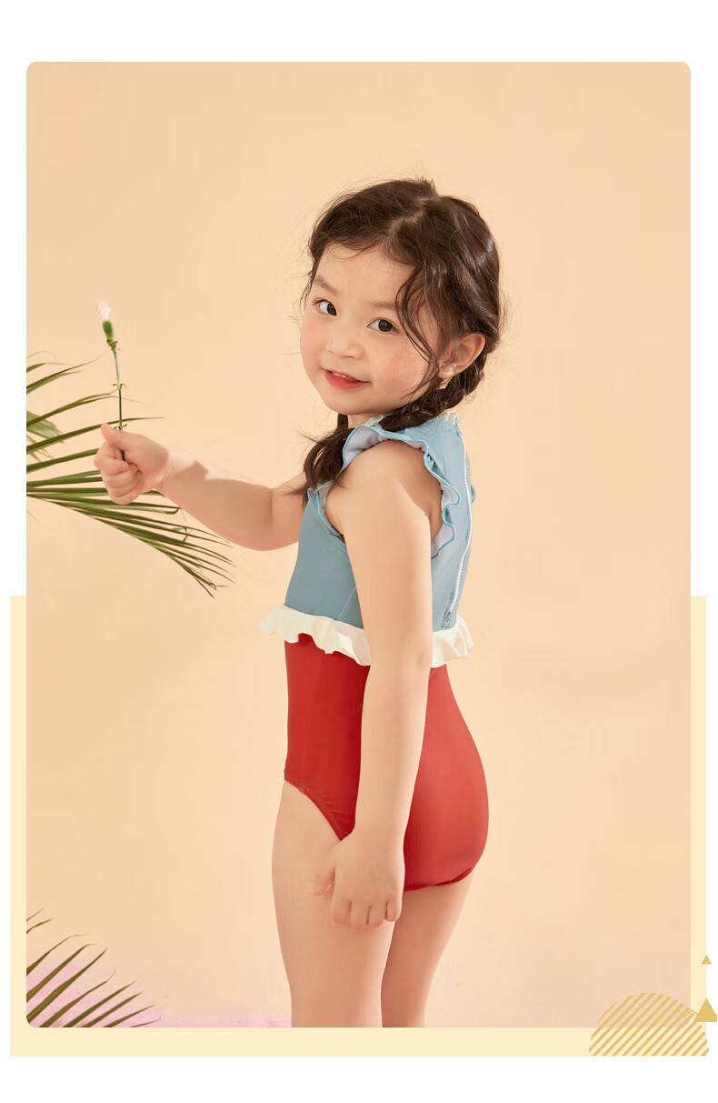 Adoreswim 2025 New One-Piece Swimsuit for Older Children, Summer Sun Protection Professional Swimwear for Girls And Toddlers 6