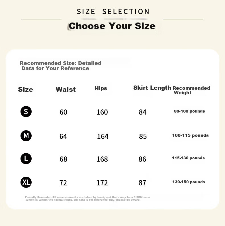 LangSha Women's Woolen Feel Skirt 2026 Spring Autumn High Waist Loose Slim A-Line Mid-Length Skirt 15