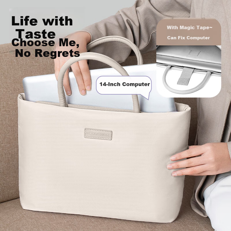 VICTORIATOURIST Сумка для ноутбука, ручная, 14-дюймовый Apple Macbook Lenovo Huawei, стильный портфель для женщин.