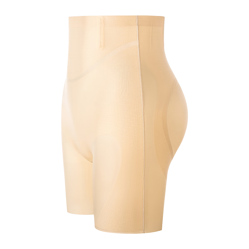 GRACEWELL High-Waist Shaping Waist Slimming Hip-Lifting Panties Summer Ultra-Thin Ice Silk Postpartum Body Shaping Underwear Black 3XL