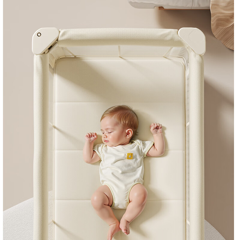 YEEHOO Baby Crib Sleep Pod No-Installation Modular Large Bed Multifunctional Portable Foldable Newborn Infant BB Bed 8