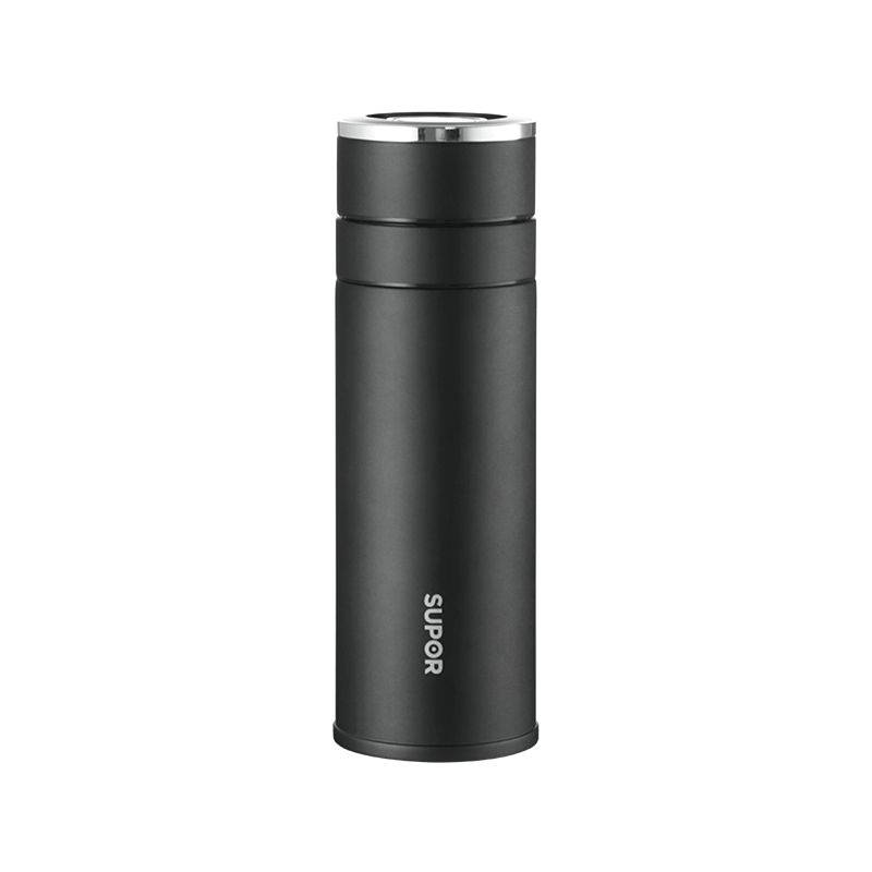 SUPOR Insulated Mug, 316L Stainless Steel, Tea Infuser Car Cup, Separate Tea Compartment, Tea Brewing Cup, Birthday Gift