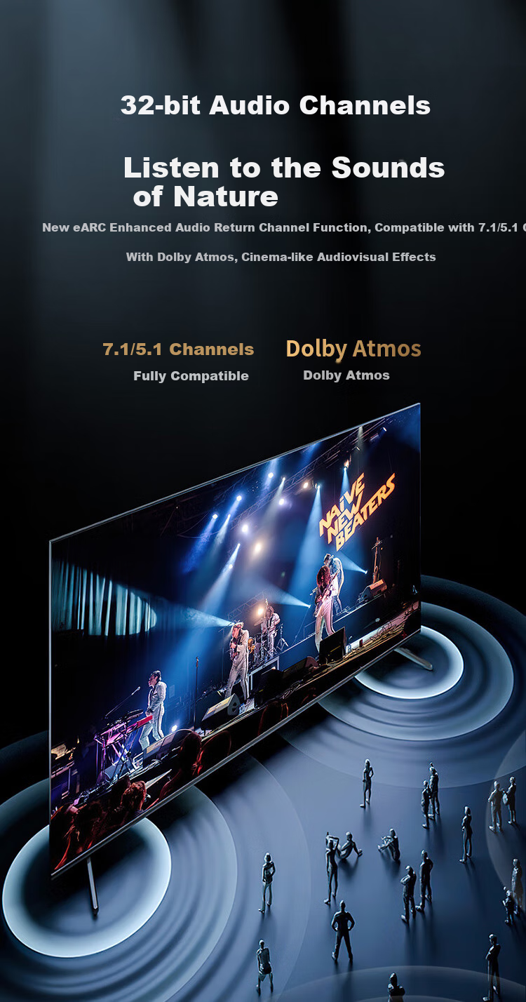 CHOOSEAL HDMI 2.1 Fiber Optic Cable, 8K60Hz High-Definition Audiophile Video Cable, for Connecting Computer, TV, Monitor, Projector, Theater Engineering Wiring, 5 Meters, QS8511S 8