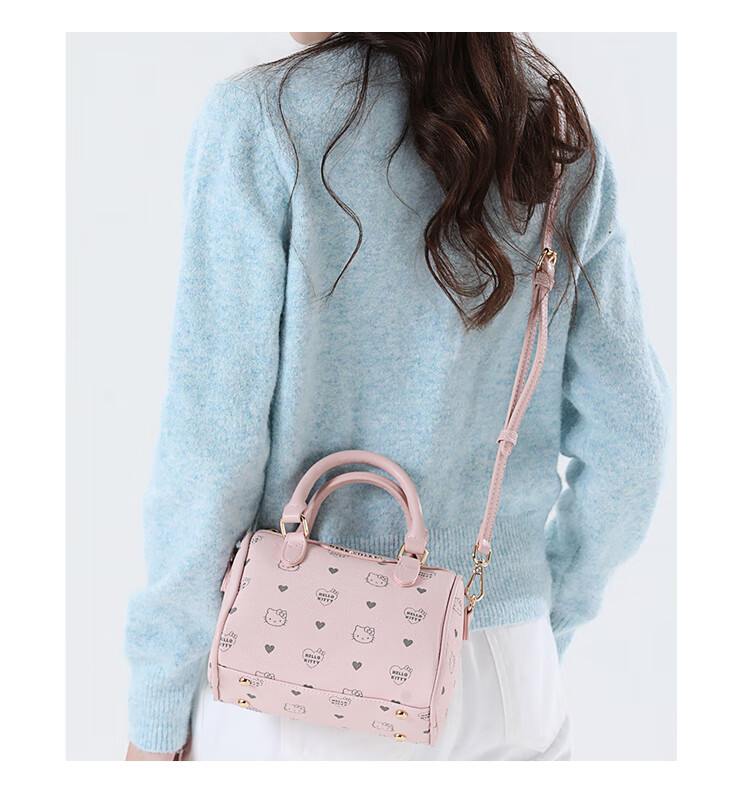 Mesuca X Hello Kitty Handbag, New Women's Bag for Commuting And Casual Wear, Shoulder Pillow Bag with Gift Box, Birthday Gift for Wome 13