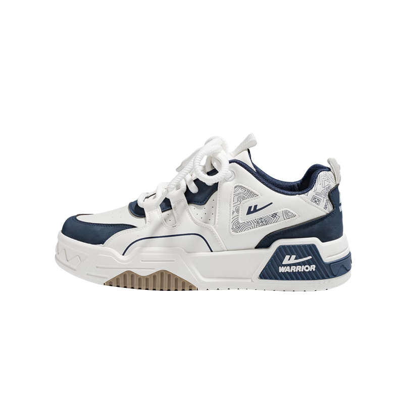 Huili Official Canvas Shoes for Men, Spring And Autumn Style Breathable Shoes, Lightweight Versatile White Sneakers, Sports Casual Shoes, White And Navy Blue, Size 39