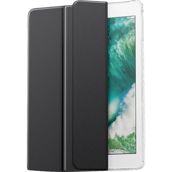 Защитный чехол PISEN для Apple iPad 5/6/Air2 9.7 дюймов, противоударный, тонкий, полупрозрачный, с функцией подставки, черный