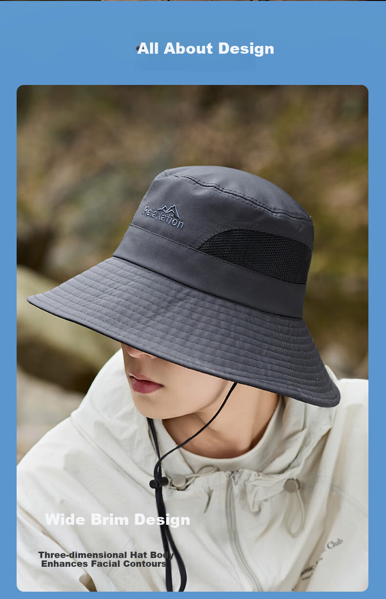 TUCANO Sun Protection Hat, Men's Sun Hat, Fisherman Hat, Fishing Hat, Hiking Hat, Sun Hat, Outdoor UV Protection Cap for Me 2