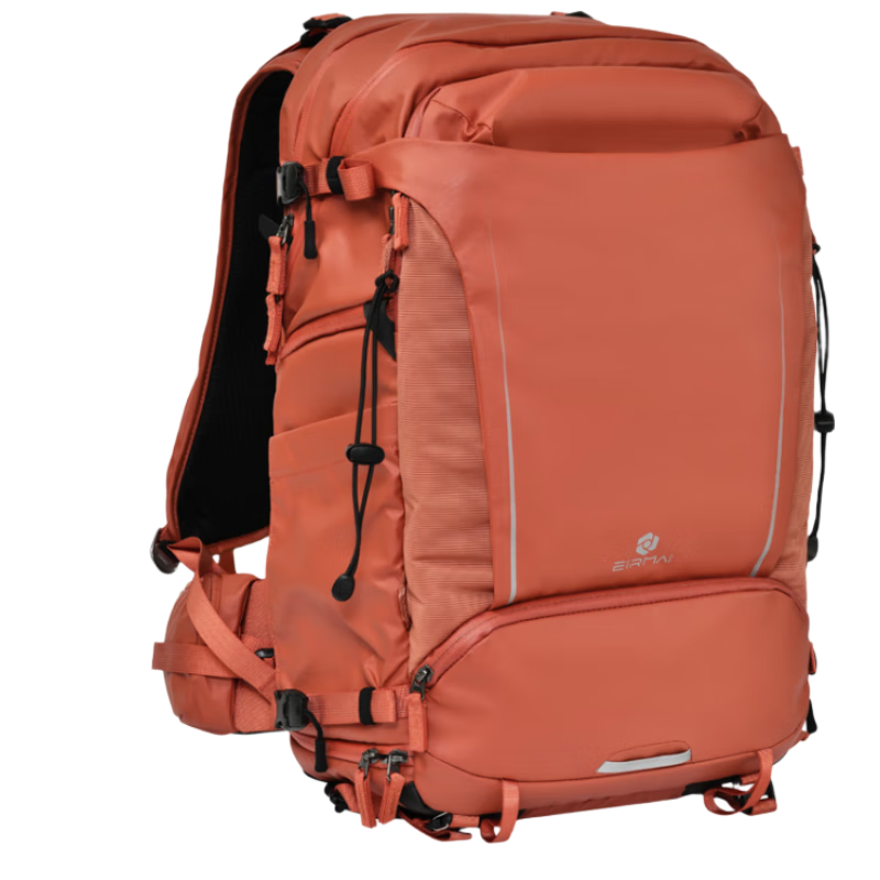 EIRMAI Camera Bag, Shanhai Series S35 Large Capacity Travel Bag, Hiking Backpack, Outdoor Photography Bag, DSLR Camera Backpack [35L Yuanqi Orange]