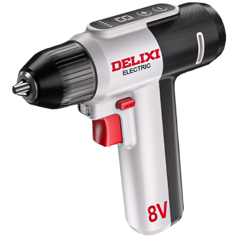 Delixi Electric 8V Cordless Electric Screwdriver Portable Mini Multifunctional Electric Drill Screwdriver Toolbox for Home Use