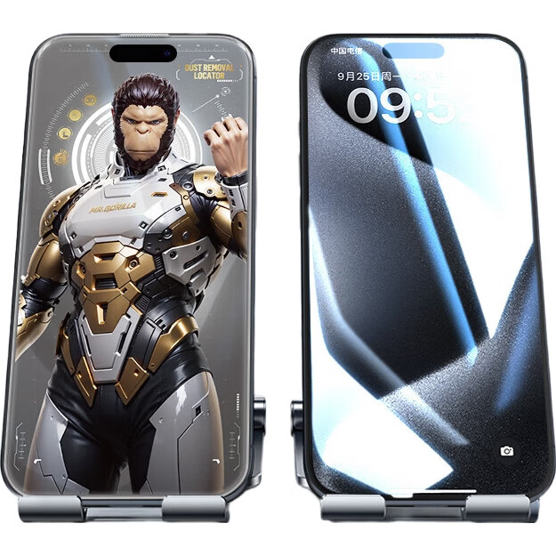 Защитное стекло BLUEO для iPhone 15 Pro Max, с AR-покрытием, защита от отпечатков пальцев и бликов