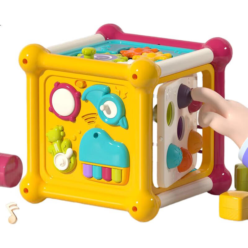 Развивающая игрушка GOODWAY Hexahedron, для детей от 6 месяцев до 3 лет, Монтессори кубик для раннего развития, обучающая игрушка, подарок на день рождения