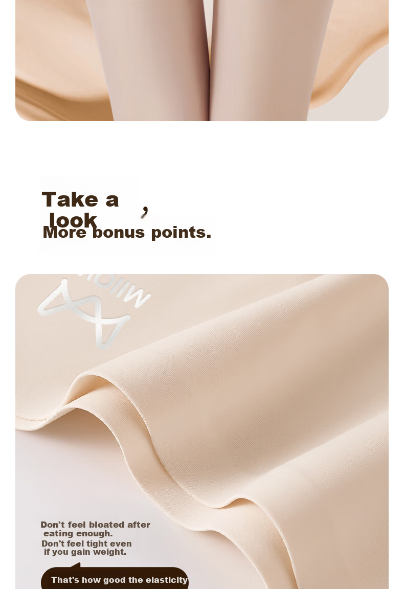 MiiOW Foundation Safety Shorts for Women, Anti-Exposure, with Skirt, Seamless Ice Silk Skin Tone Base Layer Panties Two-I 12
