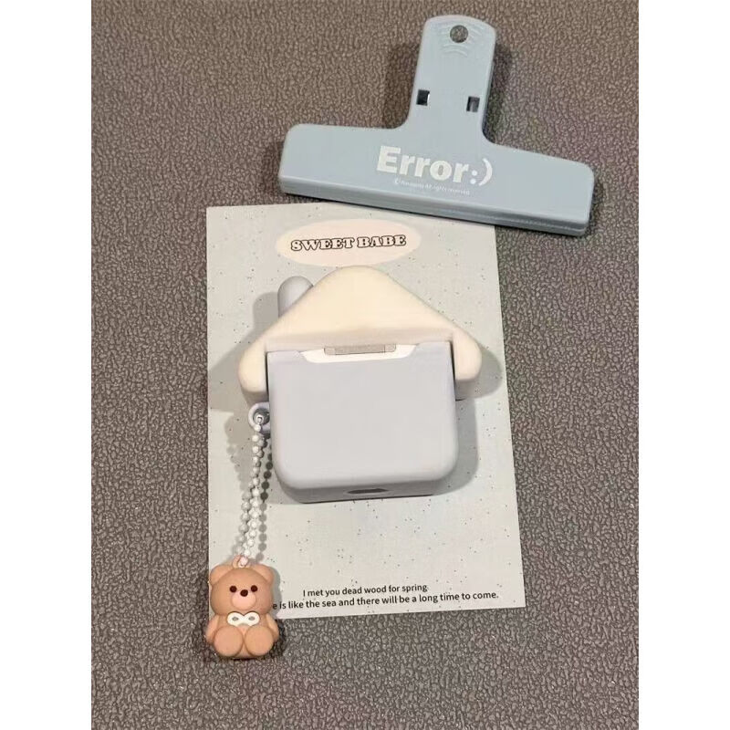 Beiyipin Blue Snow-Capped Cloud Roof House Airpods Pro/Pro2 Earphone Case, Apple Earphone Case, New Soft Shell