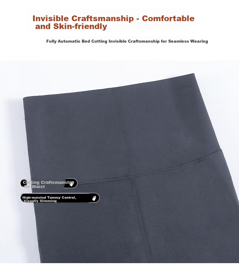 LangSha Shark Skin Five-Point Women's Outerwear Summer Thin Abdomen Control Hip Lift Yoga Cycling Seamless Safety Leggings 23