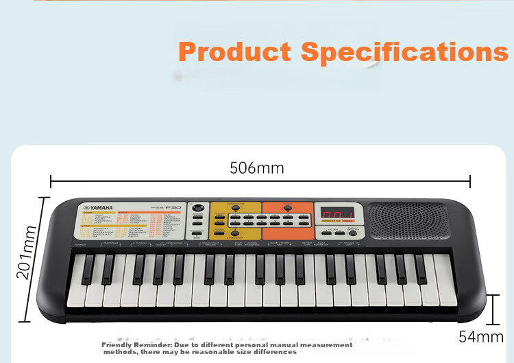 YAMAHA Electronic Keyboard PSS-F30, Children's Toy with 37 Keys, Musical Instrument for Toddlers And Early Educatio 9