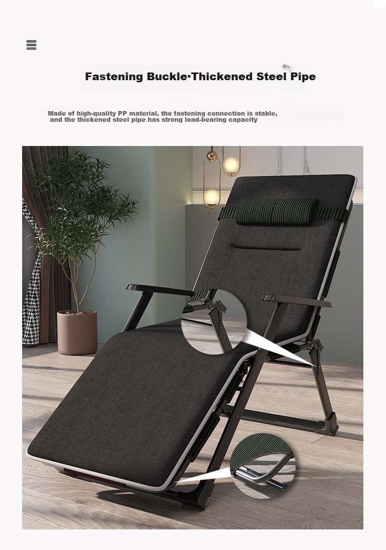Jianyijiaju Folding Bed, Lounge Chair, Office Nap Chair, Single Accompanying Care Bed, Camp Bed 2