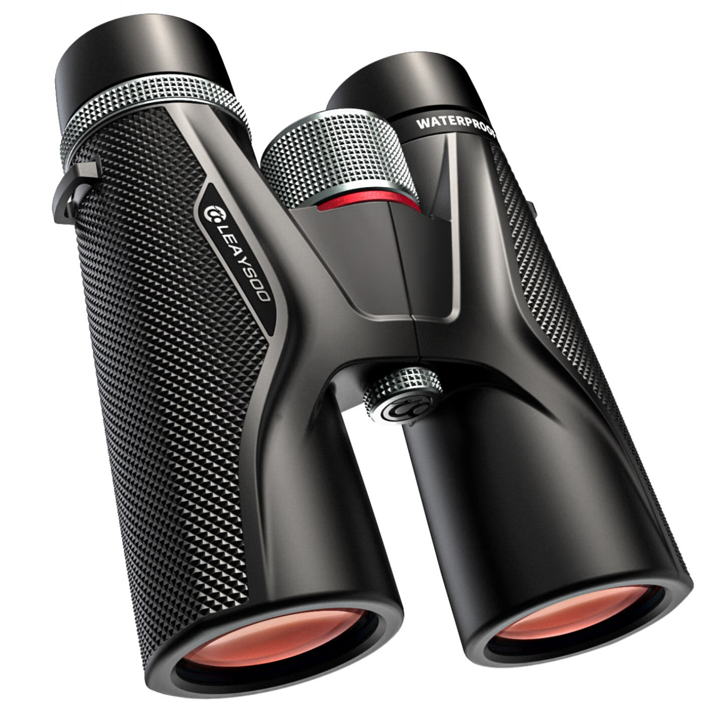 Leaysoo Jingying 10X42 High-Definition High-Power Nitrogen-Filled Waterproof Low-Light Visible Professional Binoculars with Smartphone Adapter