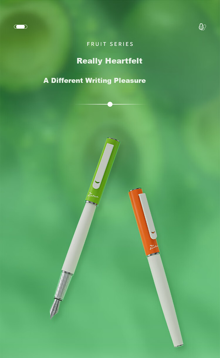 Pimio Fountain Pen Gift Box (Fude Niouyou) Signature Pen Adult Male Female Birthday Gift Student Handwriting Practice Office Gift 621 Avocado Gree 11