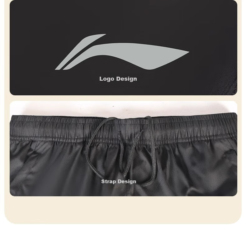 Li-Ning Women's Sports Shorts, Summer New Style, Running Ice Silk Quick-Dry Casual Beach Shorts, Yoga Loose Three-Quarter Length Pants, Size M 20