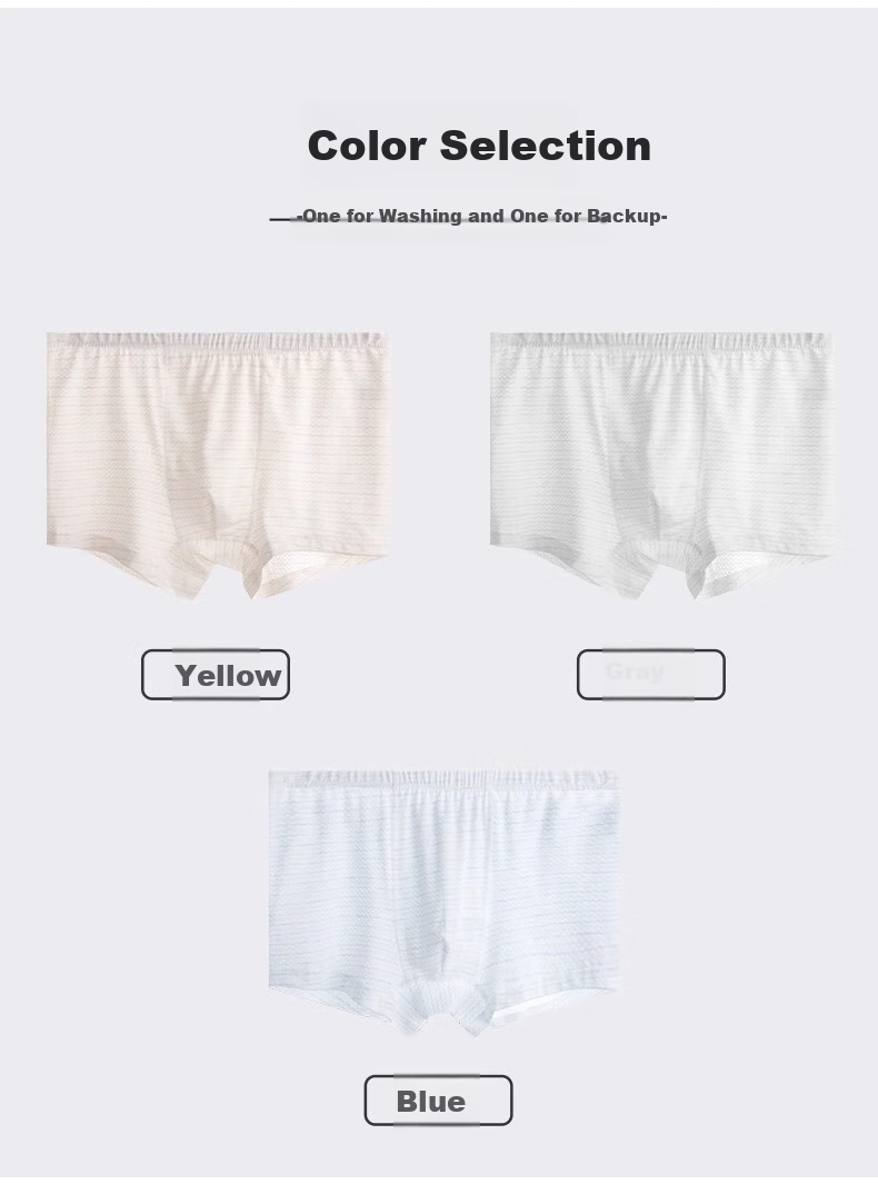 Hzasz Children's Underwear Mesh Boys' Pure Cotton Youth Puberty 6-12 Years Old Older Boys 15 Male Teenagers Baby Boys 15