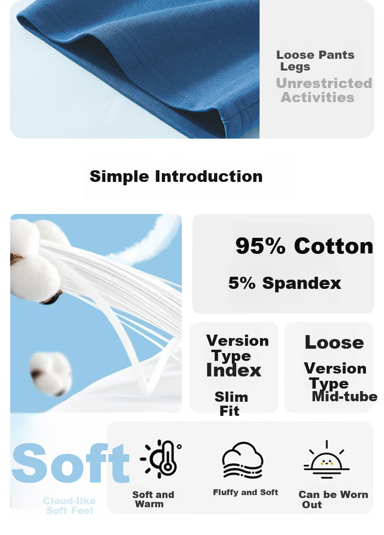 MiiOW Children's Pajamas, Boys' T-Shirt Home Wear Set, Summer, 40-Count Combed Xinjiang Cotton, Antibacterial, 130cm 5